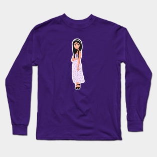 beautiful female character design Long Sleeve T-Shirt